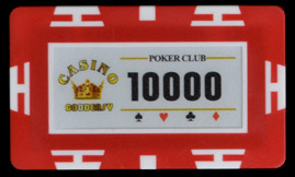 Plaque Clay Chips Set with Trim Sticker Iron Texas Hold'em Poker Square Crown Cheap Coins Custom Real Poker Chip High Quality