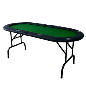 213*107*76cm 4colors Casino Foldable Poker Table Texas Hold'em Baccarat Three Fold with Waterproof Fabric