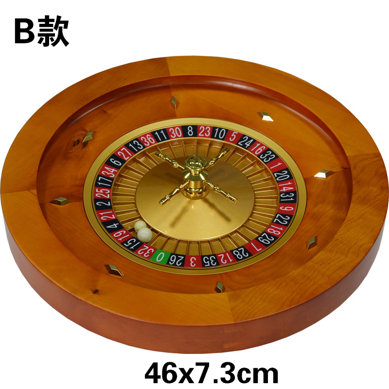 russian set  solid wood inch professional game board wooden casino roulette wheel