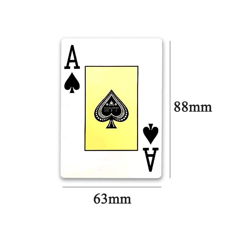 Texas Hold'em 100% PVC Plastic playing card Family game poker cards Waterproof poker for Board games