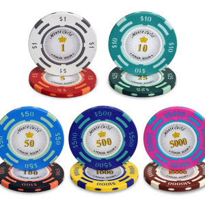 CASINO CUSTOM PRINTING POKER CHIPS Gifts OEM/ODM Clay Poker Chips Custom High Quality Wholesale 14g Professional Poker Chips