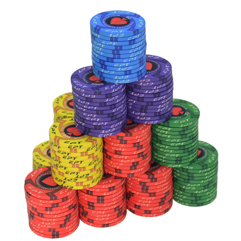 10g Chips Casino Coin Printing Ceramic Custom  Poker Chips for Poker Club