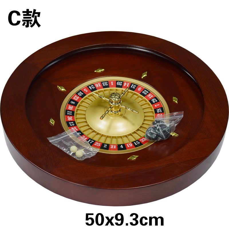 russian set  solid wood inch professional game board wooden casino roulette wheel