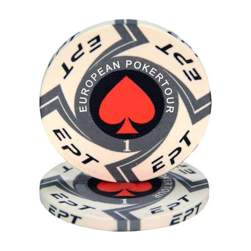 10g Chips Casino Coin Printing Ceramic Custom  Poker Chips for Poker Club