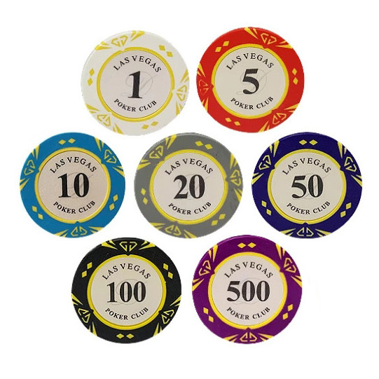 dollar design custom various colors with aluminum suitcase casino 300 500 1000 pcs clay poker chips set