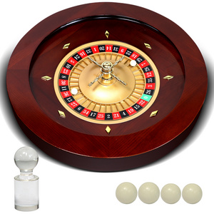 High Quality  casino wood roulette wheels 20 inch  roulette wheel