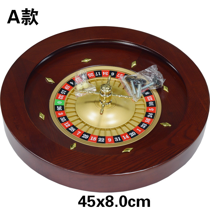 russian set  solid wood inch professional game board wooden casino roulette wheel