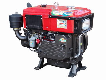 water cooling single cylinder electric and manual type 12HP ZS195 diesel engine