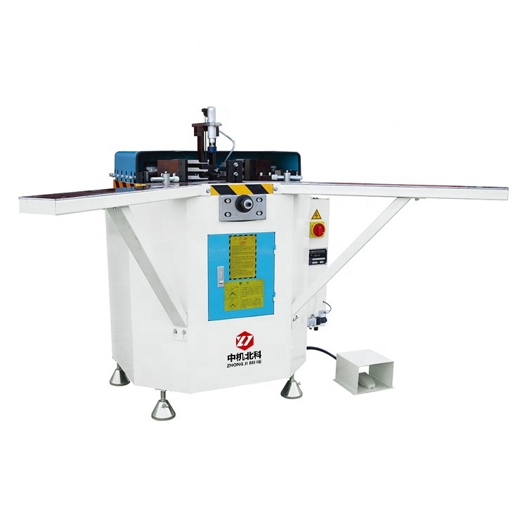 Aluminum window door making single head corner crimping machine