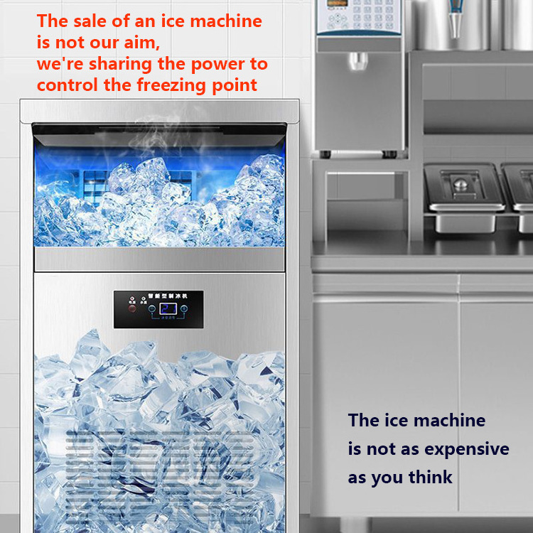 Stainless Steel Ice Machine 32kg per day Ice cube making commercial Block Machine mini portable Ice Making maker