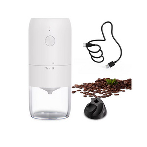 Rechargeable Professional Electric Bean Grinder Commercial Portable Adjustable Coarseness Coffee Grinder