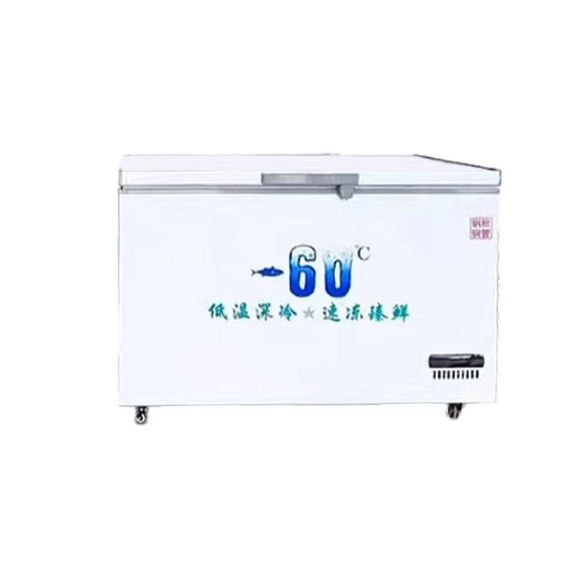 Specialized Manufacturing Ultralow Temperature Cryogenic Freezer Commercial Supermarket Storage Seafood Chest Freezer