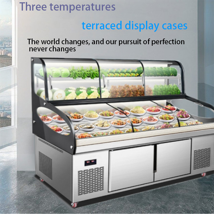 Fish Display Freezer Flat Glass Fish Display Frozen Ultra Freezer For Food