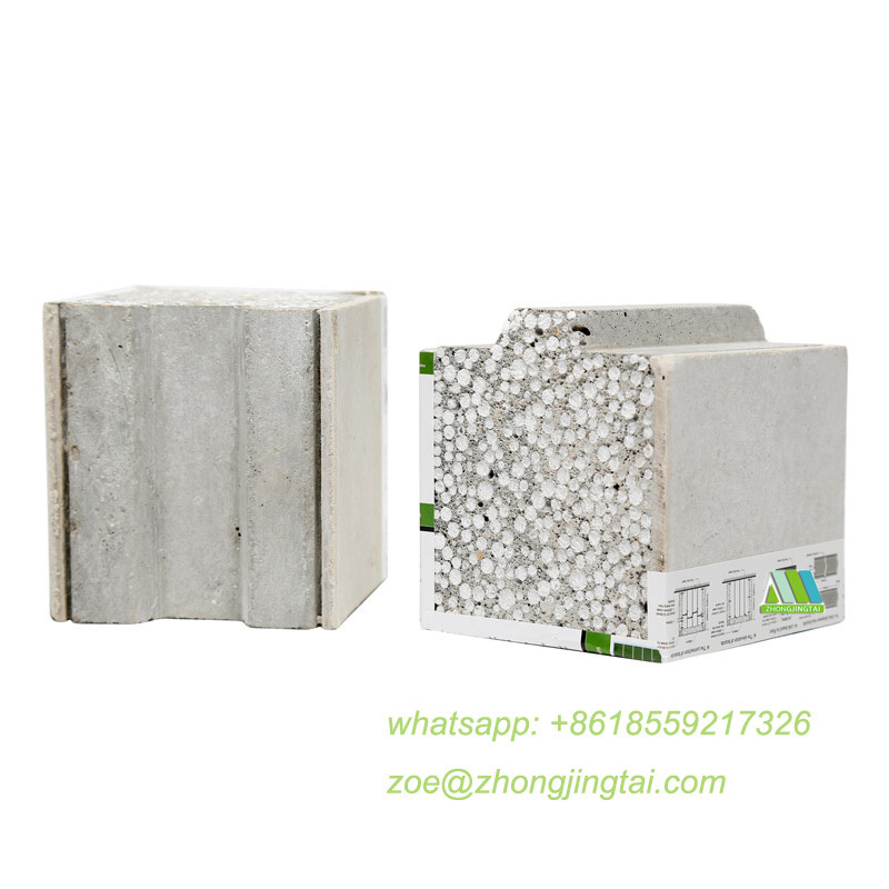 6 hours fireproof  Foam Concrete Light Weight Wall Board Partition Wall EPS Fiber Cement Sandwich Panel for Saudia arabia