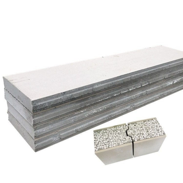 CE/SGS APPROVED precast fiber cement wall panel Light Weight Wall Board Partition Wall EPS Fiber Cement Sandwich Panel