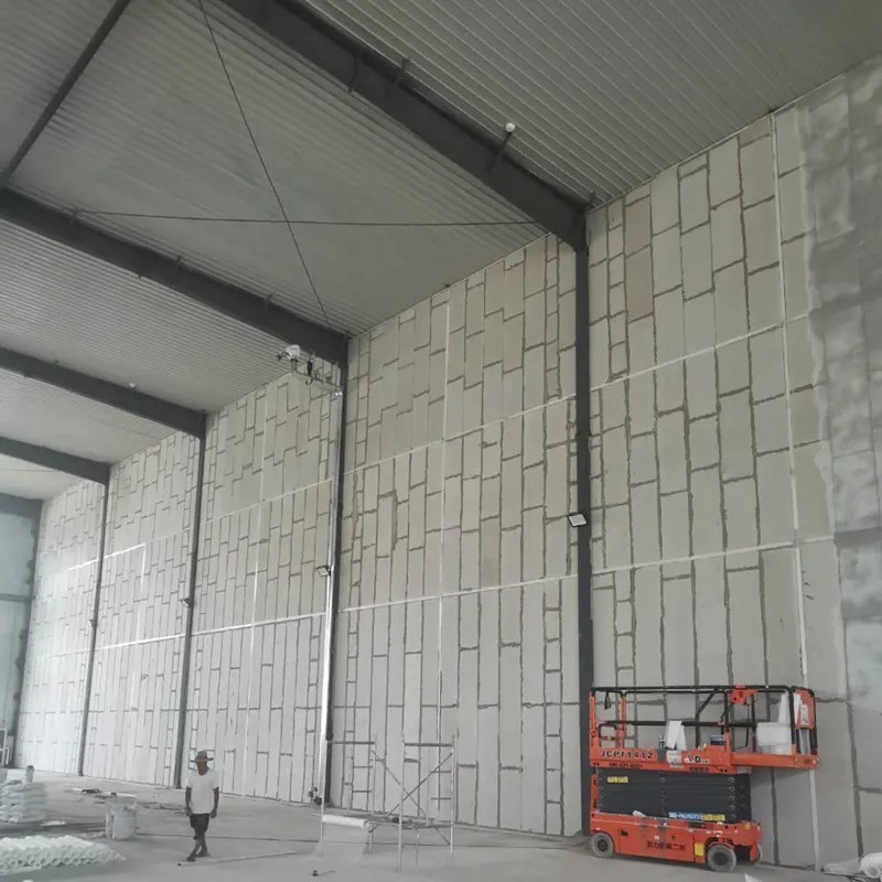 Insulated Building Materials EPS Cement Sandwich Wall Panel with Steel Framing House