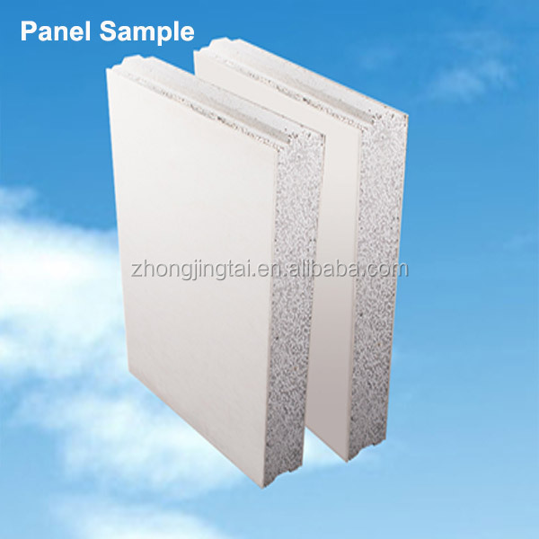 ZJT light weight exterior cement board panel / ready made external concrete wall panel