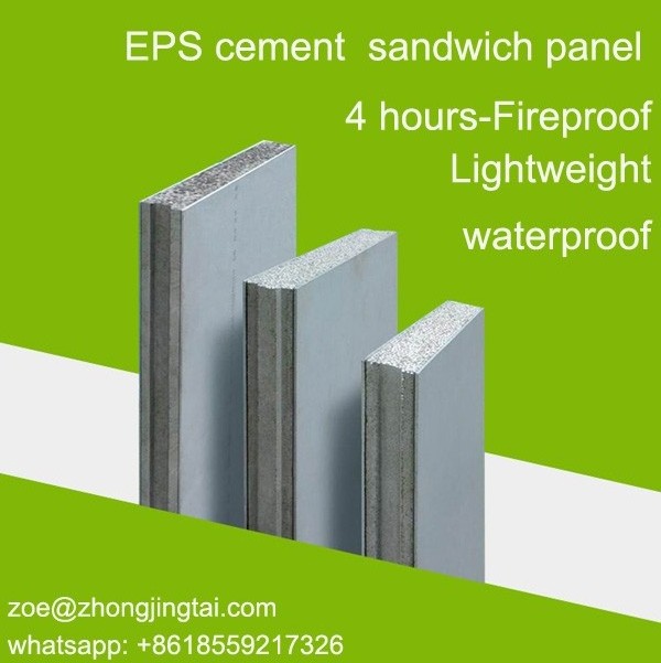 eps icf block  Energy Saving Composite Cement Wall Panel Fireproof EPS Sandwich Wall Panel for Hotel Construction Materials