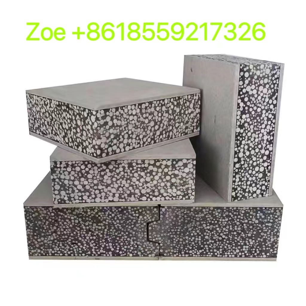 cheaper lightweight/fireproof eps concrete wall interior walls for Prefabricated house building eps concrete foam sandwich panel