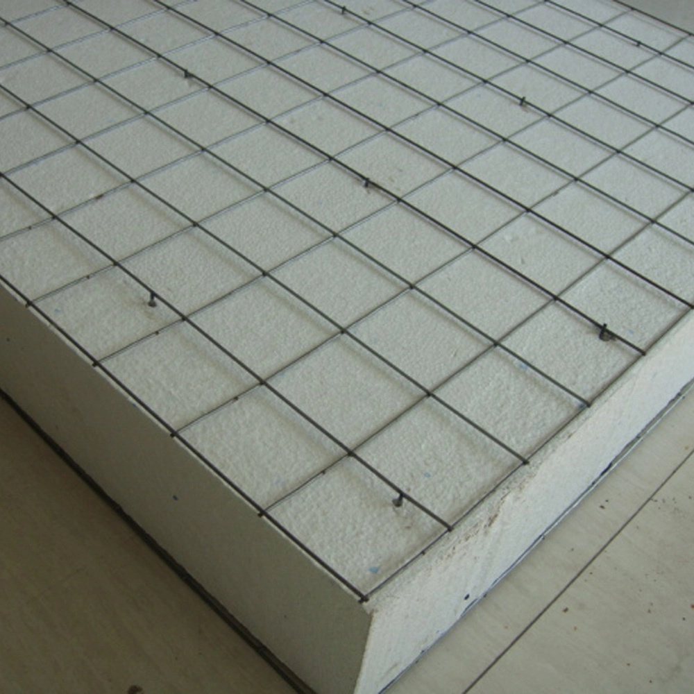 Energy-saving and environmentally friendly galvanized steel mesh eps foam 3D sandwich panel