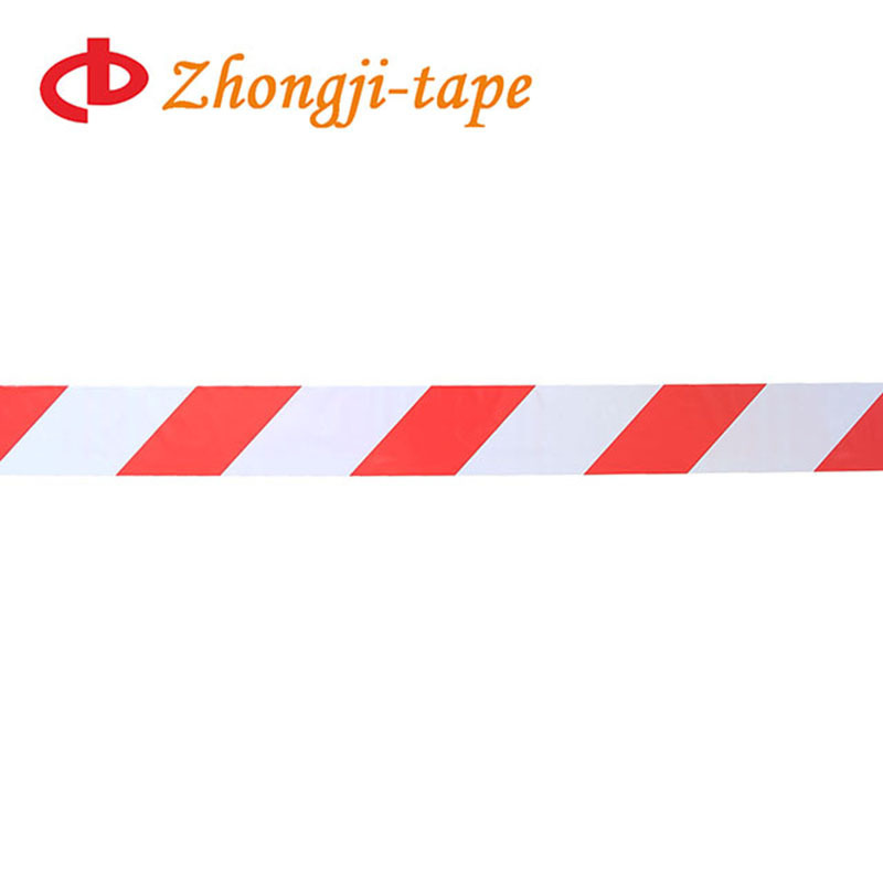 Red&White Non Adhesive PE Barricade Tape