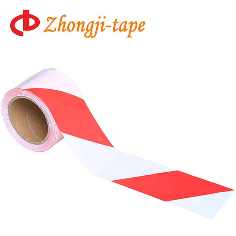 Red&White Non Adhesive PE Barricade Tape