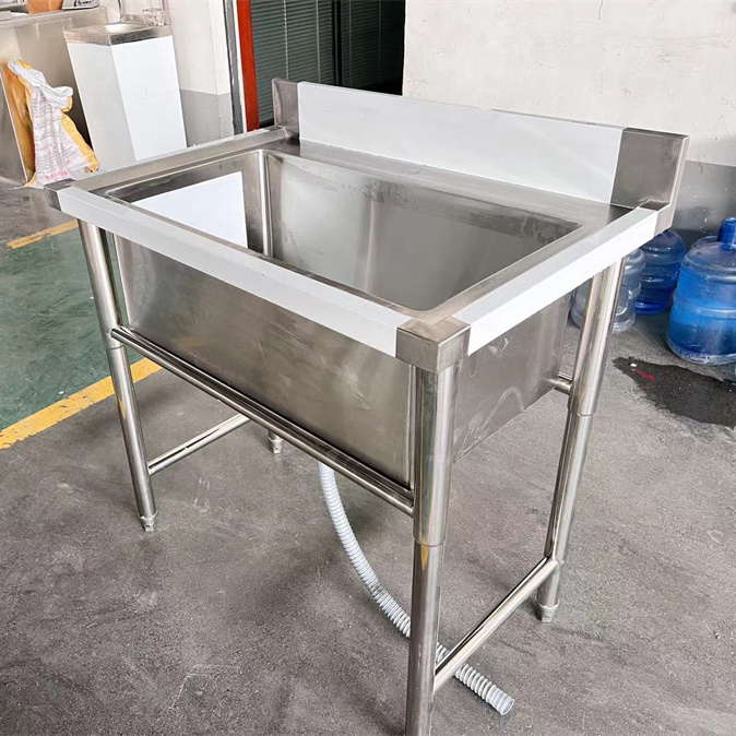 Hand Made Single Large Bowl Sink Stainless Steel Kitchen Sink with Deep Bowl