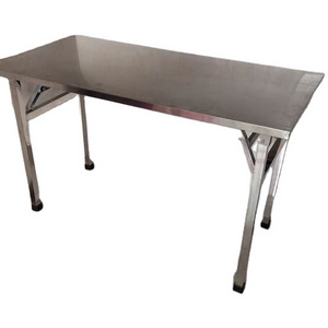 Factory Wholesale Customized Different Sizes Stainless Steel Foldable Work Table