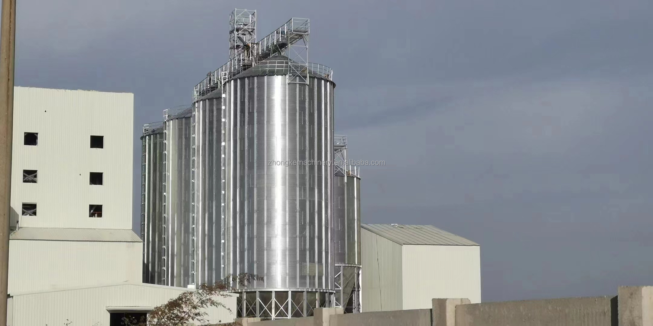 200 Tons Feed Wheat Silos Grain Storage Price Small Feed Silo for Sale