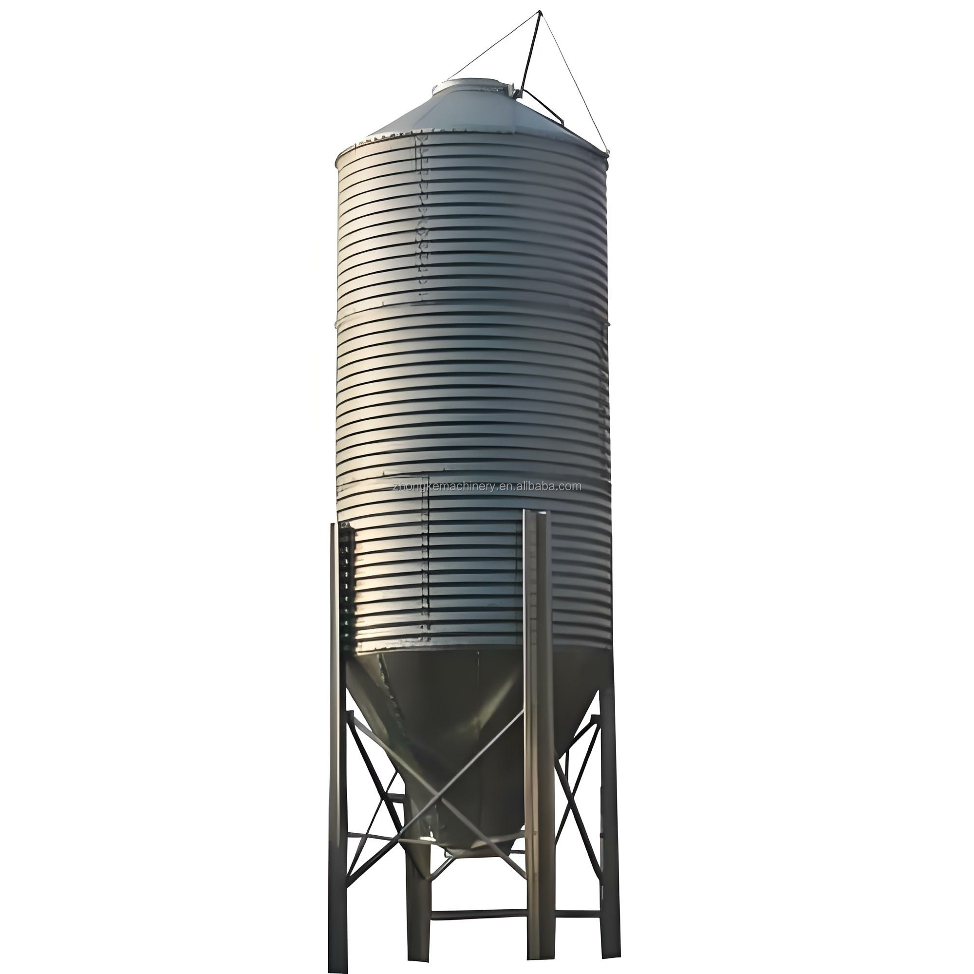 200 Tons Feed Wheat Silos Grain Storage Price Small Feed Silo for Sale