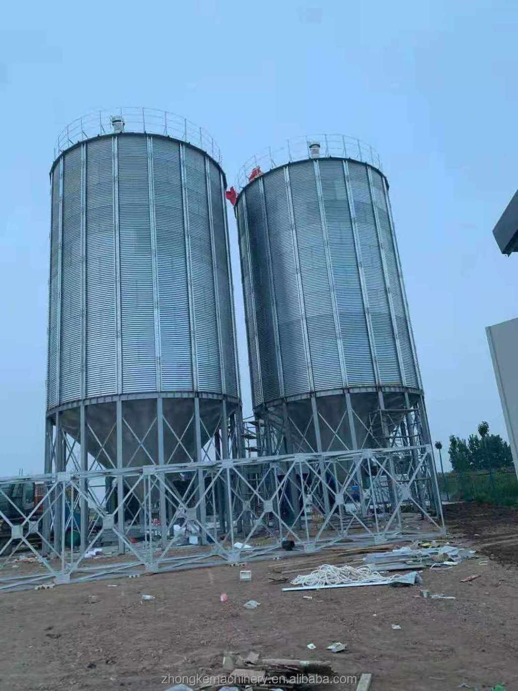 Corn Seed Storage Silo Bins Poultry Feeding Equipment Silo Maize Storage Silos