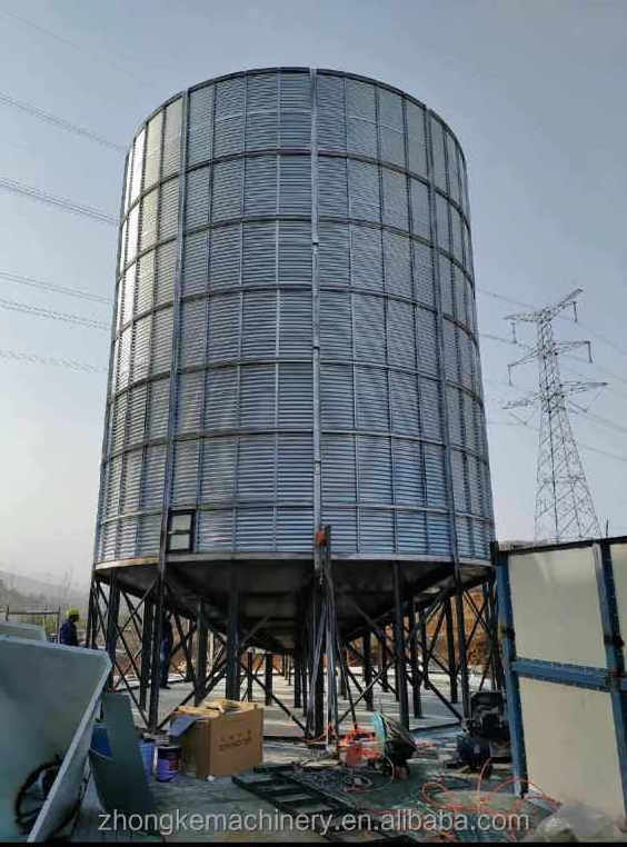 Stainless Steel Grain Storage Silo Seed Storage Silo Bins Poultry Feeding Silo