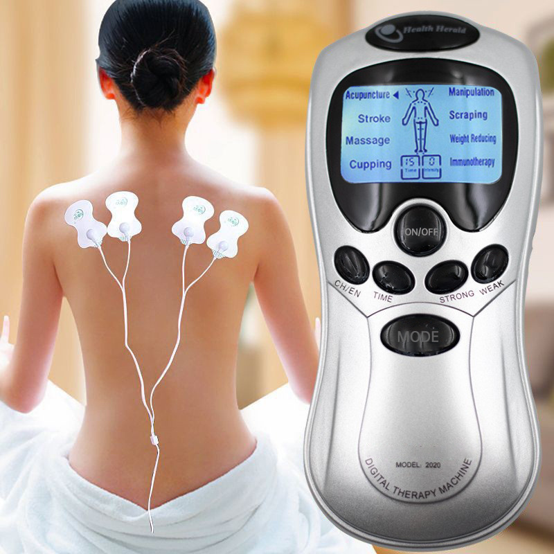 Trending Products 2024 Tens Machine Digital Therapy Full Body Massager 8 Mode Pain Relief Acupuncture Tens Unit Massager