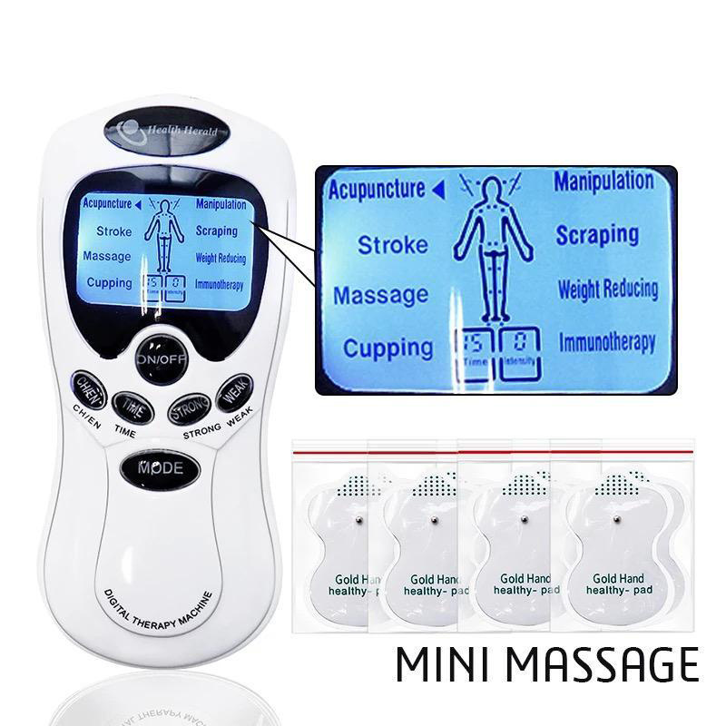 Trending Products 2024 Tens Machine Digital Therapy Full Body Massager 8 Mode Pain Relief Acupuncture Tens Unit Massager