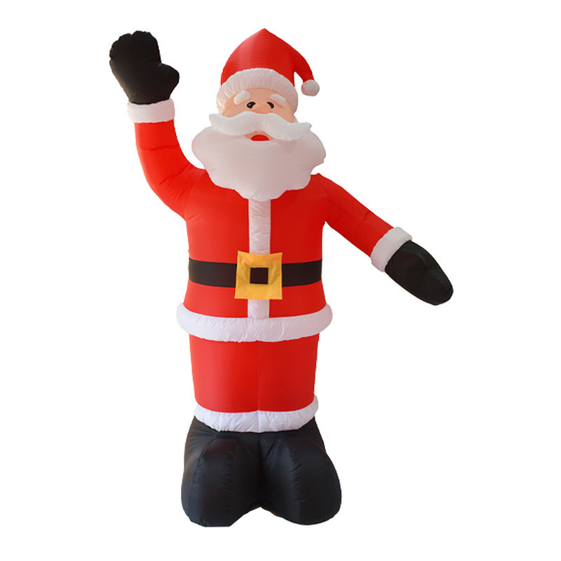 Hot Selling Cheap Inflatable Santa Claus Outdoor Christmas Santa LED Lamp Decor Yard Giant Inflatable Santa Claus for Sale