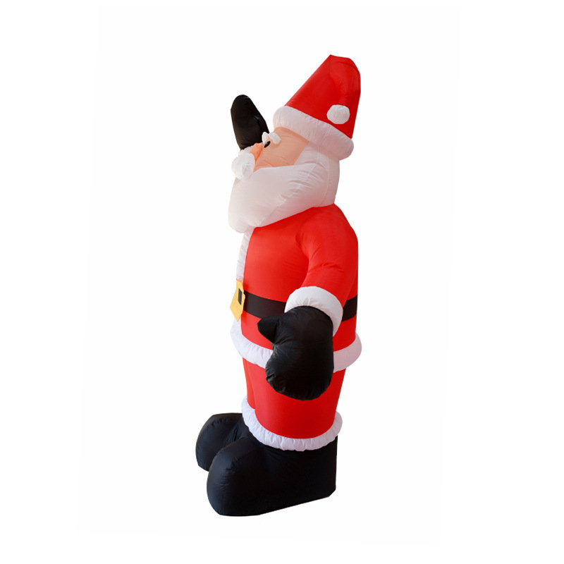 Hot Selling Cheap Inflatable Santa Claus Outdoor Christmas Santa LED Lamp Decor Yard Giant Inflatable Santa Claus for Sale