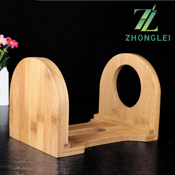 Wholesale Bamboo Hand Coffee Drip Stand bamboo Coffee Filter Holder Set for Holding Coffee Dripper