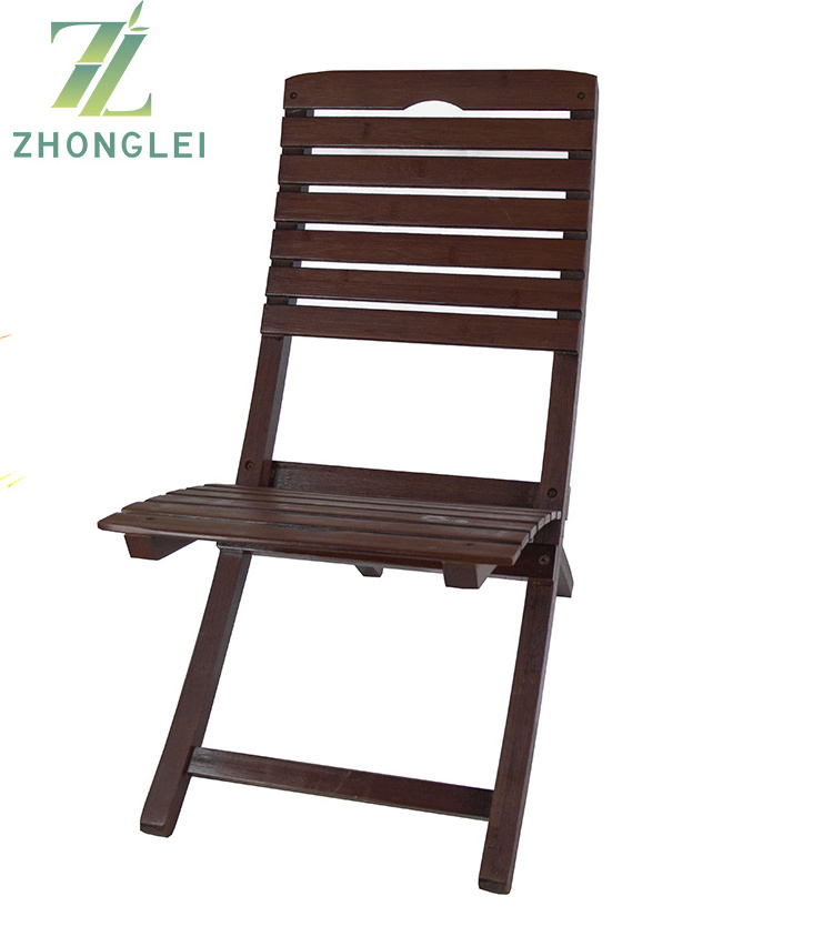 Wooden painted lounge chair folding footrest lounge chair