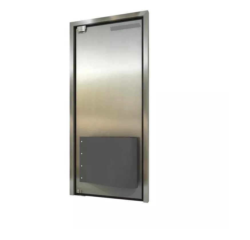 Traffic Composite Anti-Rust Steel Kitchen Door Stainless Steel Restaurant Swing Traffic Doors for Food Processing Factory