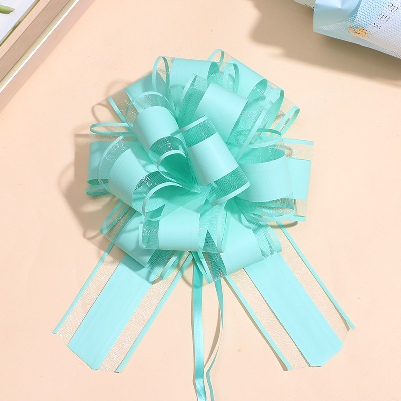 Matte Chiffon Pull Bow Film Ribbon For Gift Packaging Christmas Decoration Pull Bows Flower Material Holiday Wrap