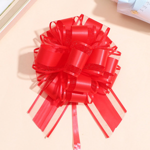 Matte Chiffon Pull Bow Film Ribbon For Gift Packaging Christmas Decoration Pull Bows Flower Material Holiday Wrap