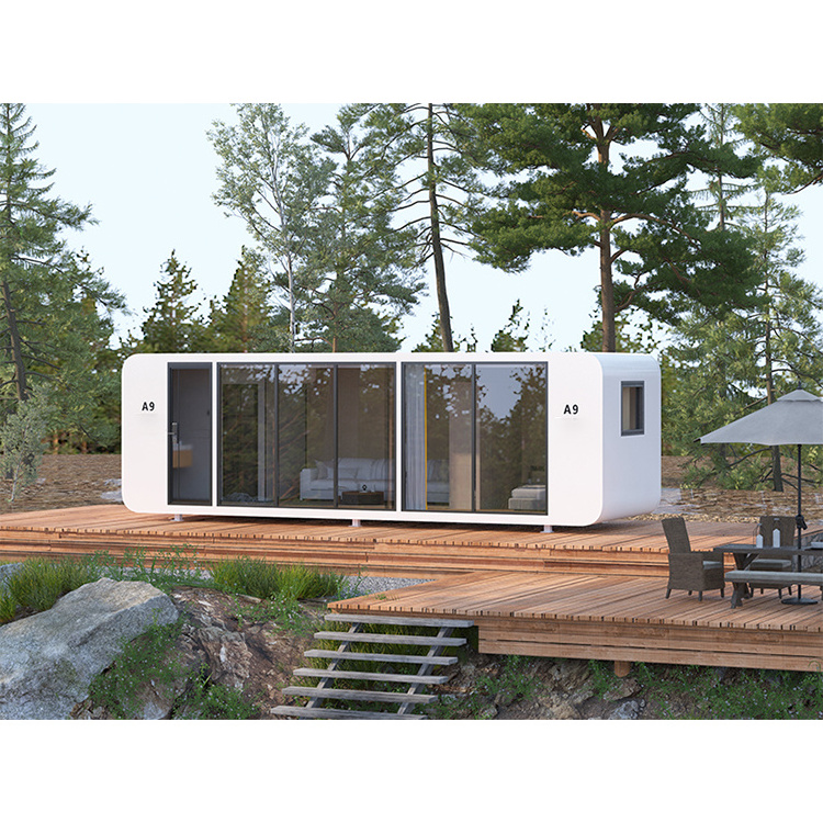 Modern Modular 20ft 40ft Pod Movable Villa House Smart Apple Cabin Working Living Container House