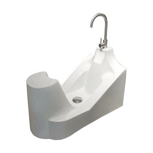 Wholesale Public Place And Workplace Use Muslim Prayer Wash Basin Modern Design Wudu Foot Washer