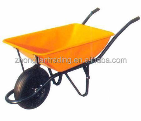 China Construction Industrial Heavy Duty 130kgs 60L Two Wheel High Quality Wheelbarrow