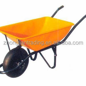 China Construction Industrial Heavy Duty 130kgs 60L Two Wheel High Quality Wheelbarrow