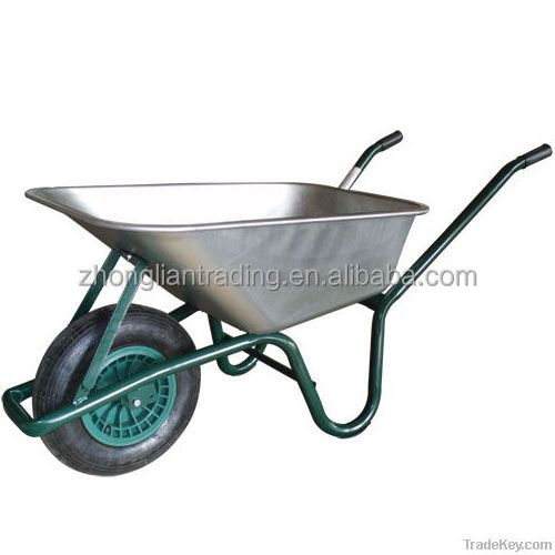 China Construction Industrial Heavy Duty 130kgs 60L Two Wheel High Quality Wheelbarrow