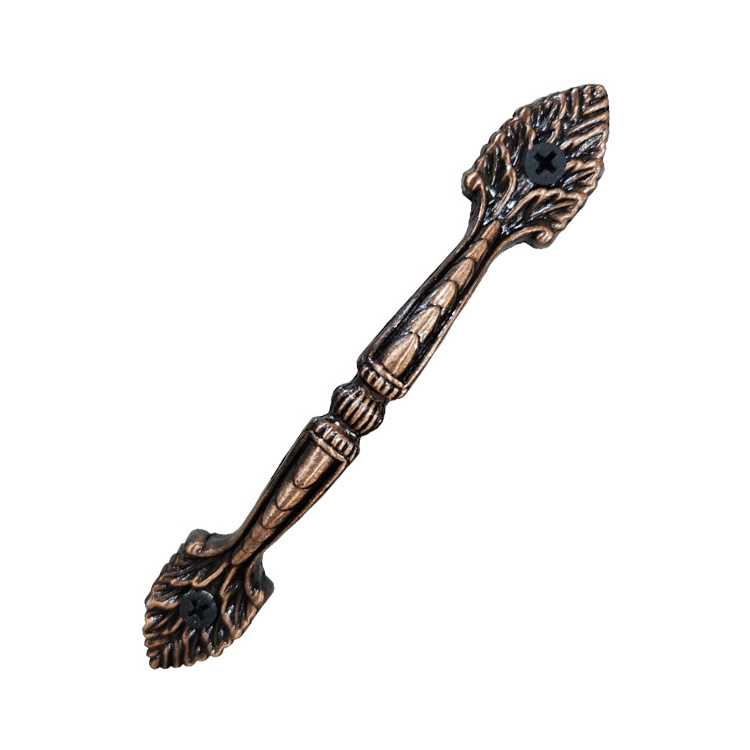 Home Furniture Traditional Design Interior Bronze 98mm 110mm Zinc Alloy Jalador Door Handle