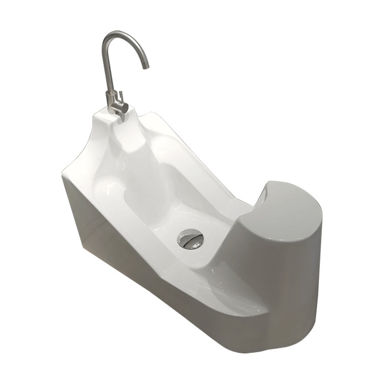 Wholesale Public Place And Workplace Use Muslim Prayer Wash Basin Modern Design Wudu Foot Washer