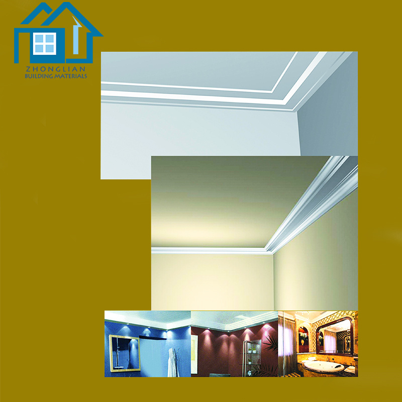 China wholesale interior ceiling decorative polyurethane cornice molding