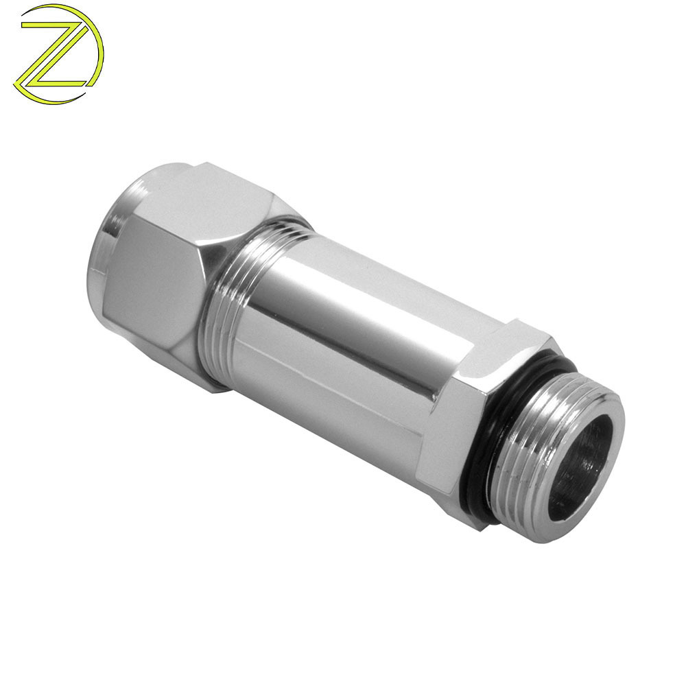 Garden Hose Connectors Aluminum Pipe Stainless Steel Fittings Tube Male Brass Water Brass Knurling Connector